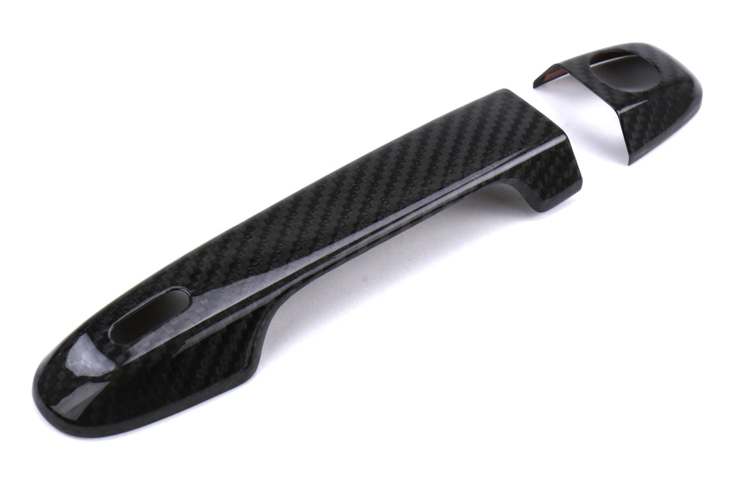 OLM Dry Carbon Fiber Door Handle Cover Gloss Carbon Fiber 2013-2021 BRZ / FRS / GT86