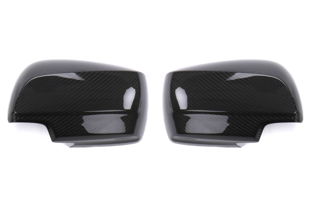 OLM LE Dry Carbon Fiber Full Mirror Covers No Turn Signal Hole 2015-2018 WRX