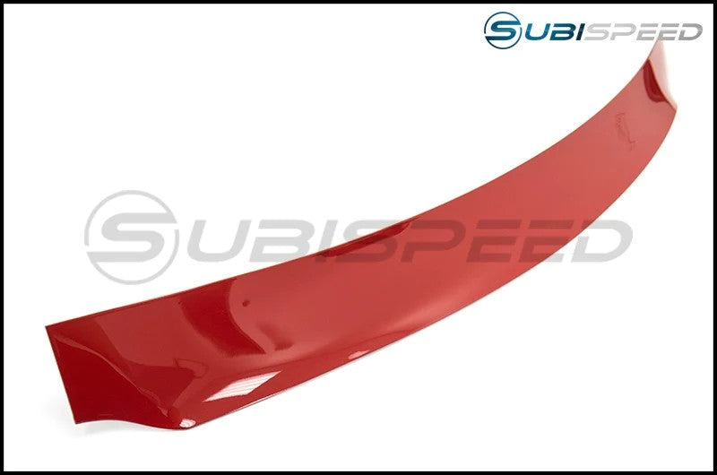 OLM Paint Matched Rear Window Roof Visor Spoiler G1U Silver 2015-2021 WRX / STI