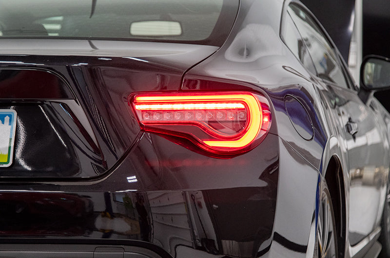 OLM OE Plus Linear Style Sequential Tail Lights Clear Lens 2013-2021 BRZ / FRS / GT86