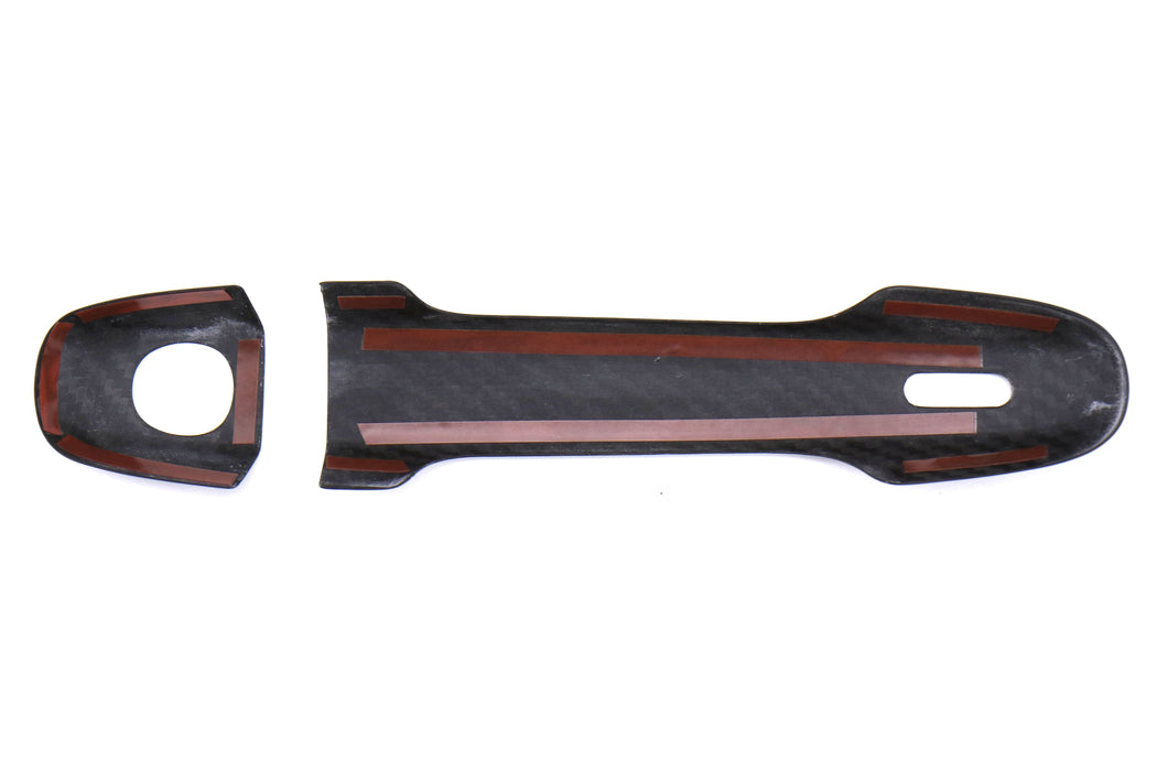 OLM Dry Carbon Fiber Door Handle Cover Gloss Carbon Fiber 2013-2021 BRZ / FRS / GT86