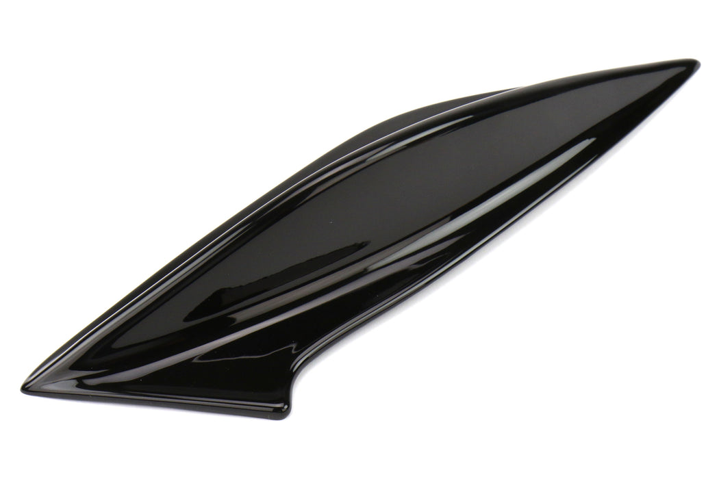 OLM STI Spoiler Side Fins Crystal Black Silica / Raven 2015-2021 WRX / STI