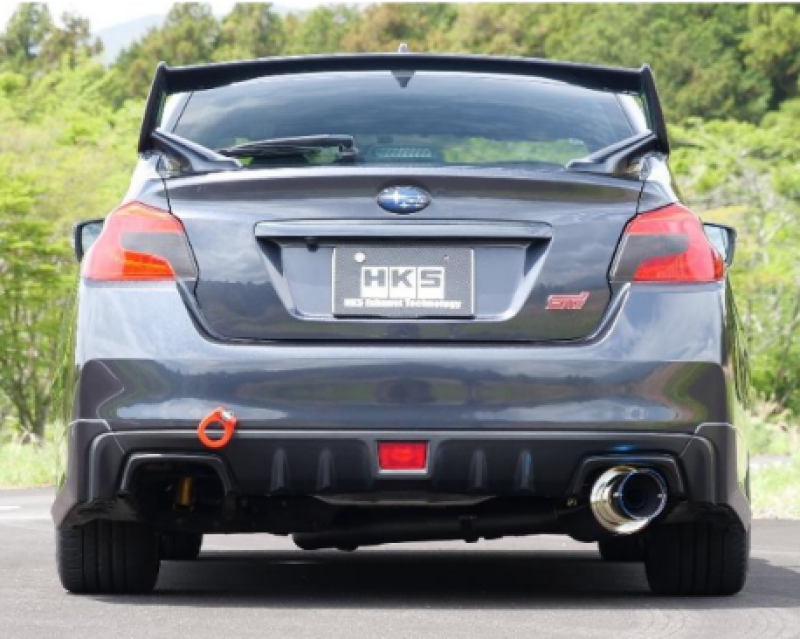 HKS Hi-Power Single Exit Cat Back 2015-2021 WRX / 2015-2021 STI