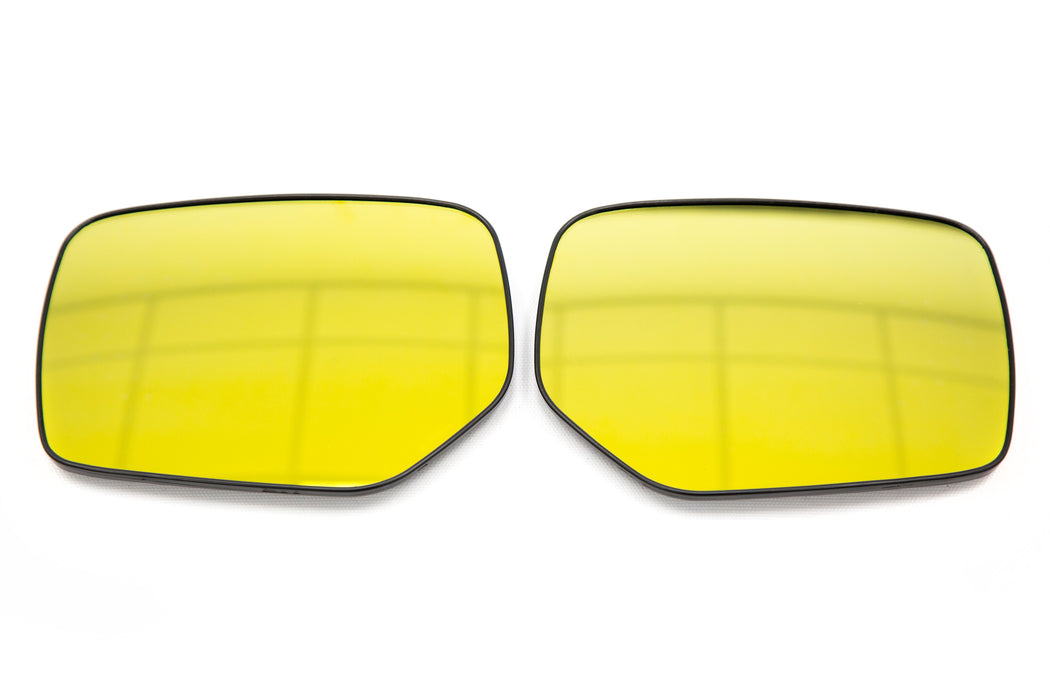 OLM Wide Angle Convex Mirrors w/ Defrosters Golden 2015-2021 WRX / STI
