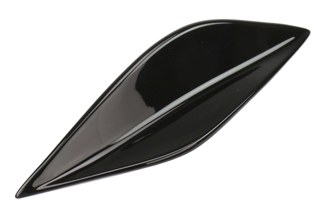 OLM STI Spoiler Side Fins Crystal Black Silica / Raven 2015-2021 WRX / STI