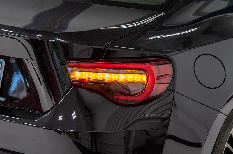 OLM OE Plus Linear Style Sequential Tail Lights Clear Lens 2013-2021 BRZ / FRS / GT86