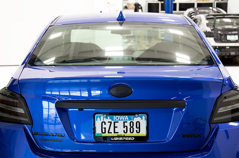 OLM Paint Matched Trunk Hole Delete World Rally Blue 2015-2021 WRX / STI
