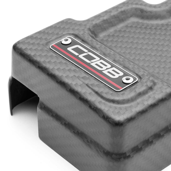 COBB Redline Matte Carbon Fiber Fuse Box Cover Kit 2022-2025 WRX