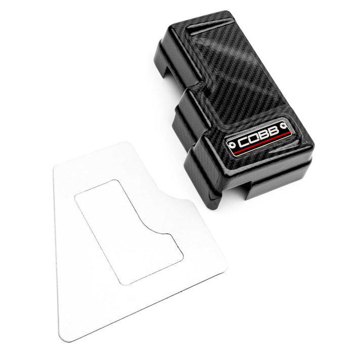 COBB Redline Gloss Carbon Fiber Fuse Box Cover Kit 2022-2025 WRX