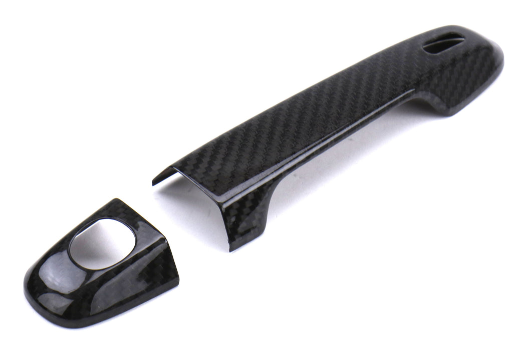 OLM Dry Carbon Fiber Door Handle Cover Gloss Carbon Fiber 2013-2021 BRZ / FRS / GT86