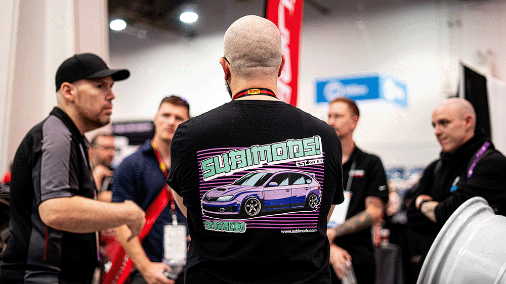 Subimods team at an event