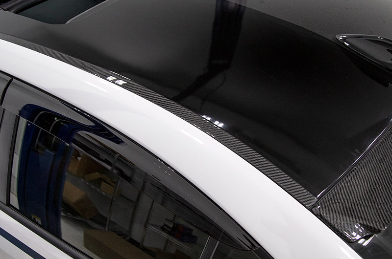OLM LE Dry Carbon Rain Channel Guard Trim 2015-2021 WRX / STI
