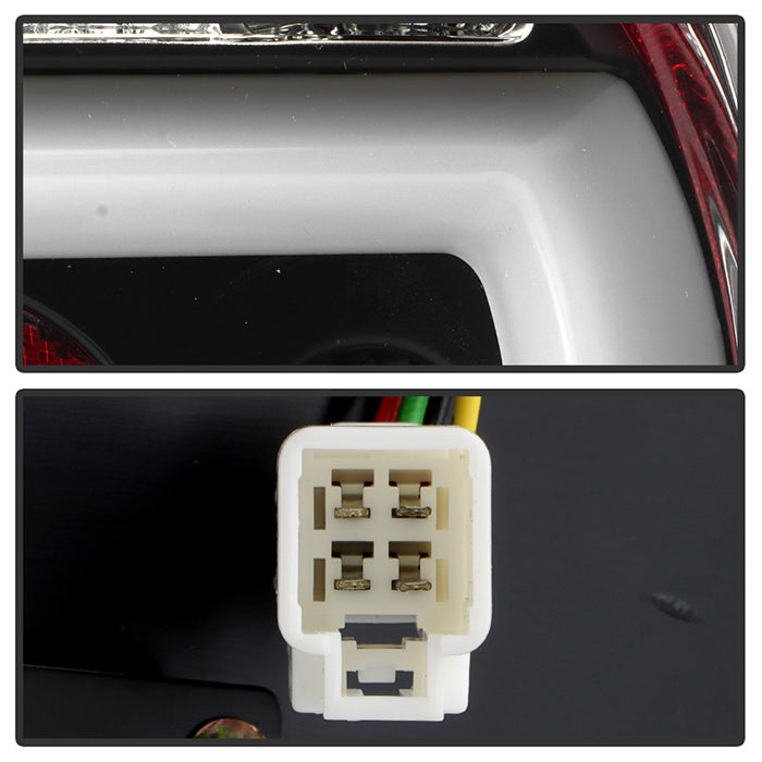 Spyder Taillights w/ Clear Lens, Black Base, White Bar & Sequential Turn Signal 2013-2021 BRZ / FRS / GT86