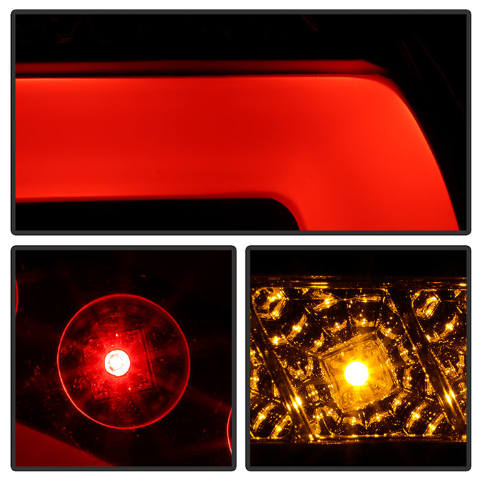 Spyder Taillights w/ Clear Lens, Black Base, White Bar & Sequential Turn Signal 2013-2021 BRZ / FRS / GT86