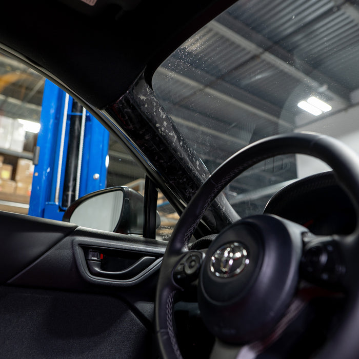 Driven Media Carbon Fiber A Pillar Covers 2022-2026 BRZ / GR86