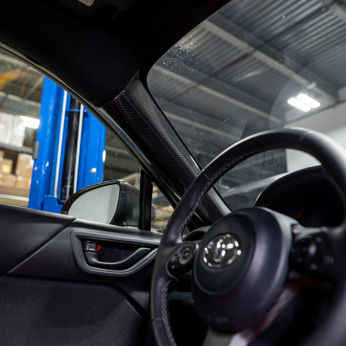 Driven Media Carbon Fiber A Pillar Covers 2022-2026 BRZ / GR86