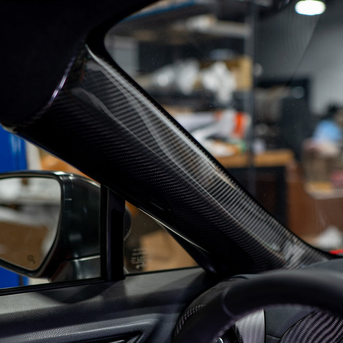 Driven Media Carbon Fiber A Pillar Covers 2022-2026 BRZ / GR86