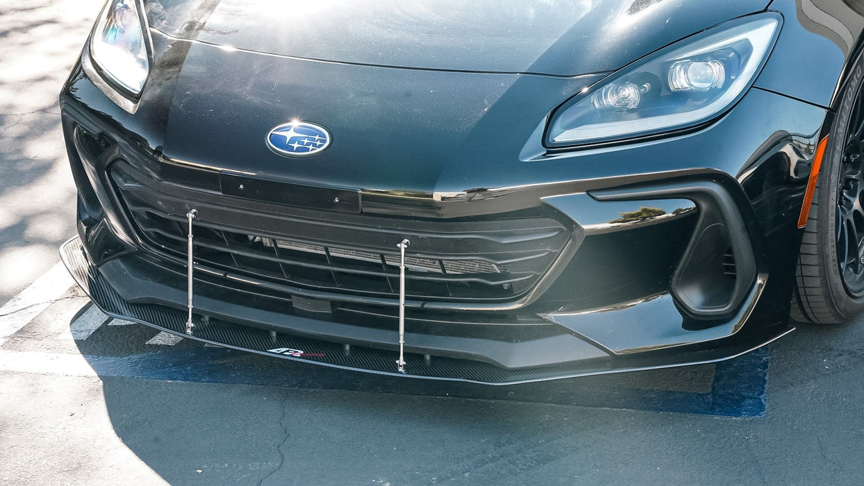 APR Performance Carbon Fiber Front Wind Splitter w/ Rods 2022-2024 BRZ