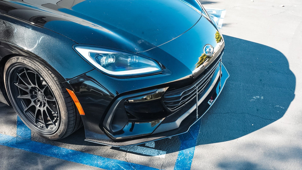 APR Performance Carbon Fiber Front Wind Splitter w/ Rods 2022-2024 BRZ