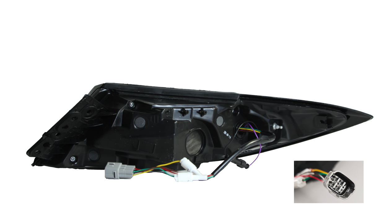 OLM Raiden LED Taillights Smoke Lens, Red Bar 2022-2025 BRZ / GR86