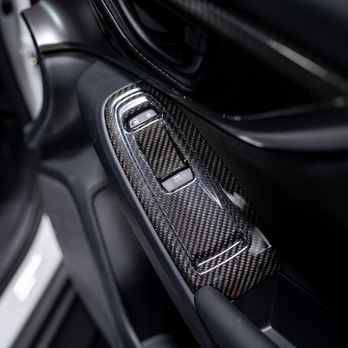 Driven Media Carbon Fiber Window Switch Panel Covers 2022-2026 WRX