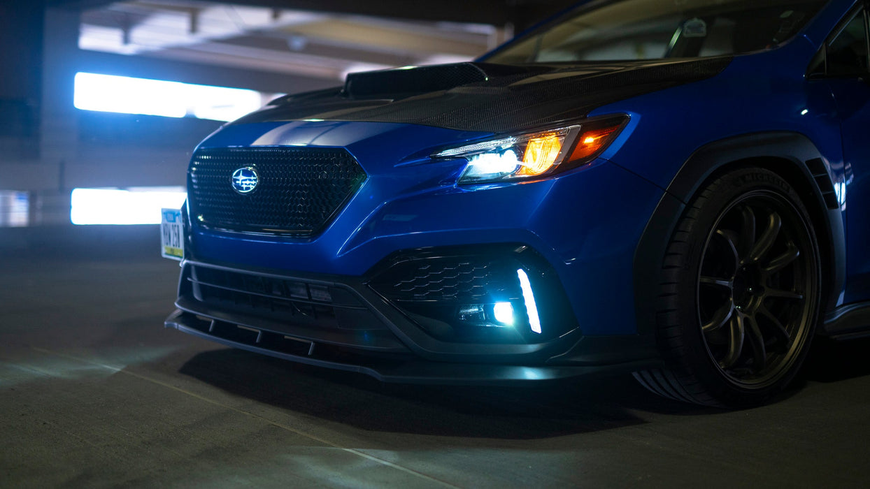 OLM RD1 Style 3 Piece Matte Black ABS Front Lip 2022-2025 WRX