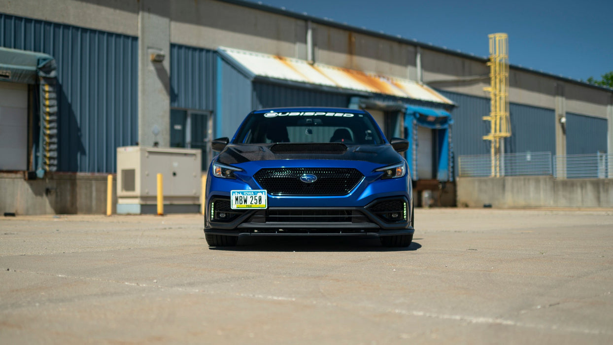 OLM RD1 Style 3 Piece Matte Black ABS Front Lip 2022-2025 WRX