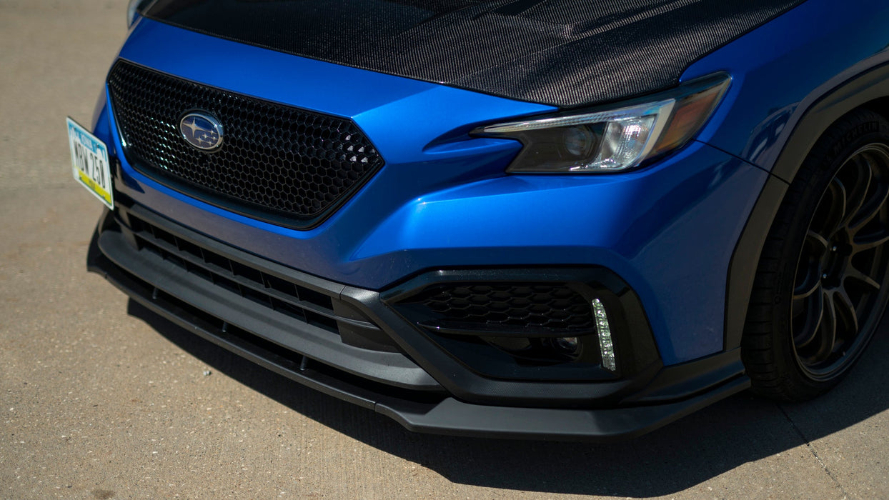 OLM RD1 Style 3 Piece Matte Black ABS Front Lip 2022-2025 WRX