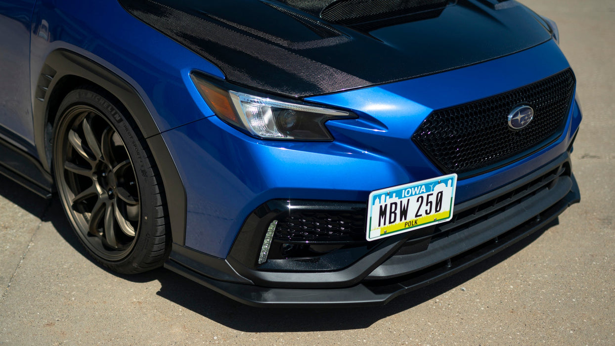 OLM RD1 Style 3 Piece Matte Black ABS Front Lip 2022-2025 WRX