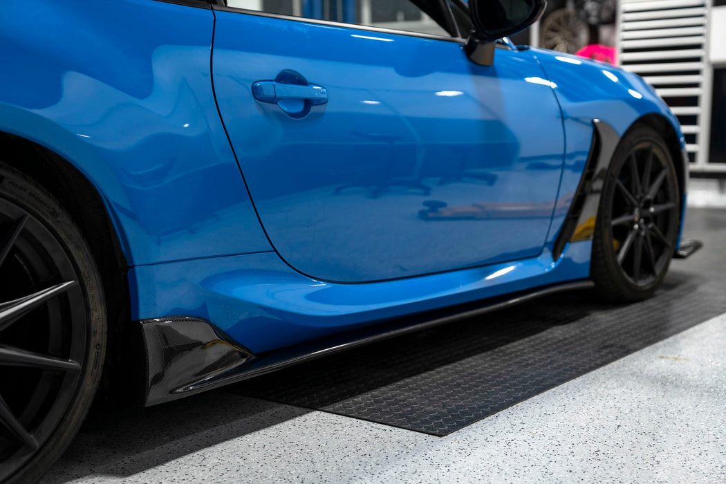 OLM Carbon Fiber CS Style Side Skirts 2022-2025 BRZ / GR86