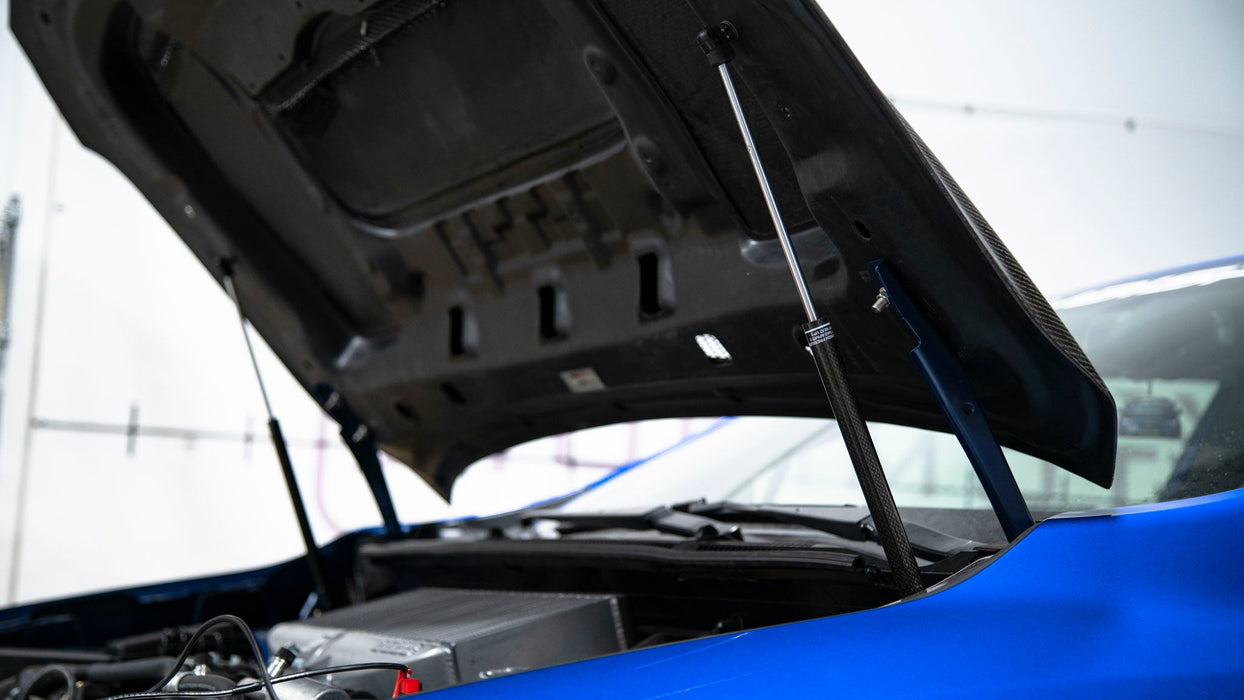 OLM Carbon Fiber Wrapped Hood Struts 2022-2025 WRX