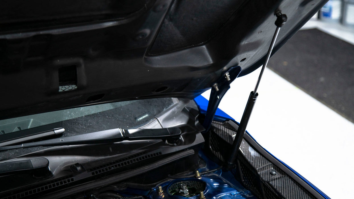 OLM Carbon Fiber Wrapped Hood Struts 2022-2025 WRX