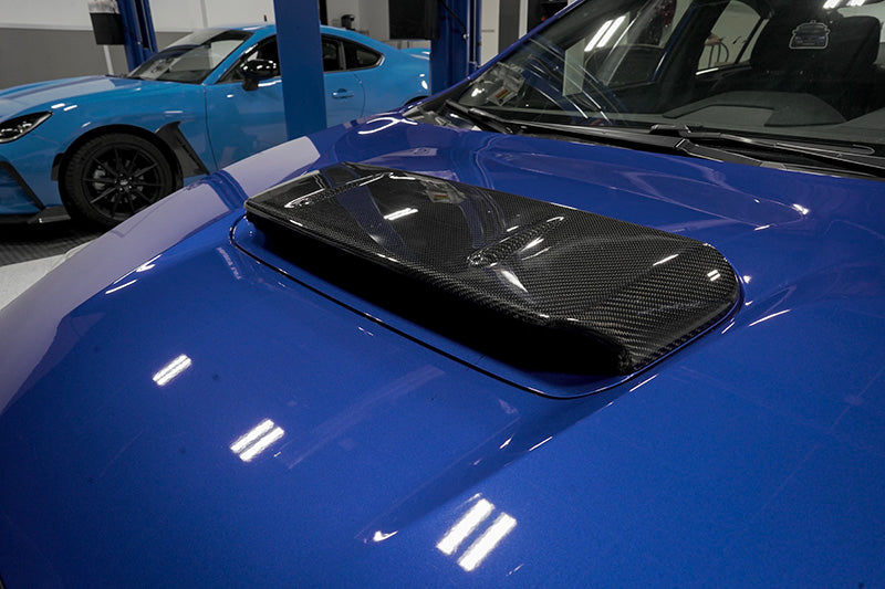 OLM A1 Style Carbon Fiber Hood Scoop Cover 2022-2025 WRX