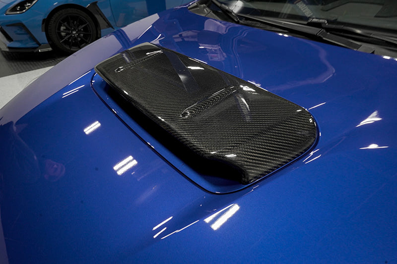 OLM A1 Style Carbon Fiber Hood Scoop Cover 2022-2025 WRX