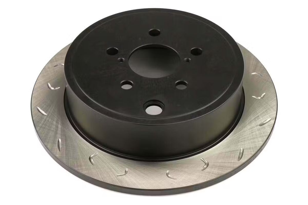 FactionFab Slotted Hook Style Rear Rotor w/ E-Coating 2008-2014 WRX