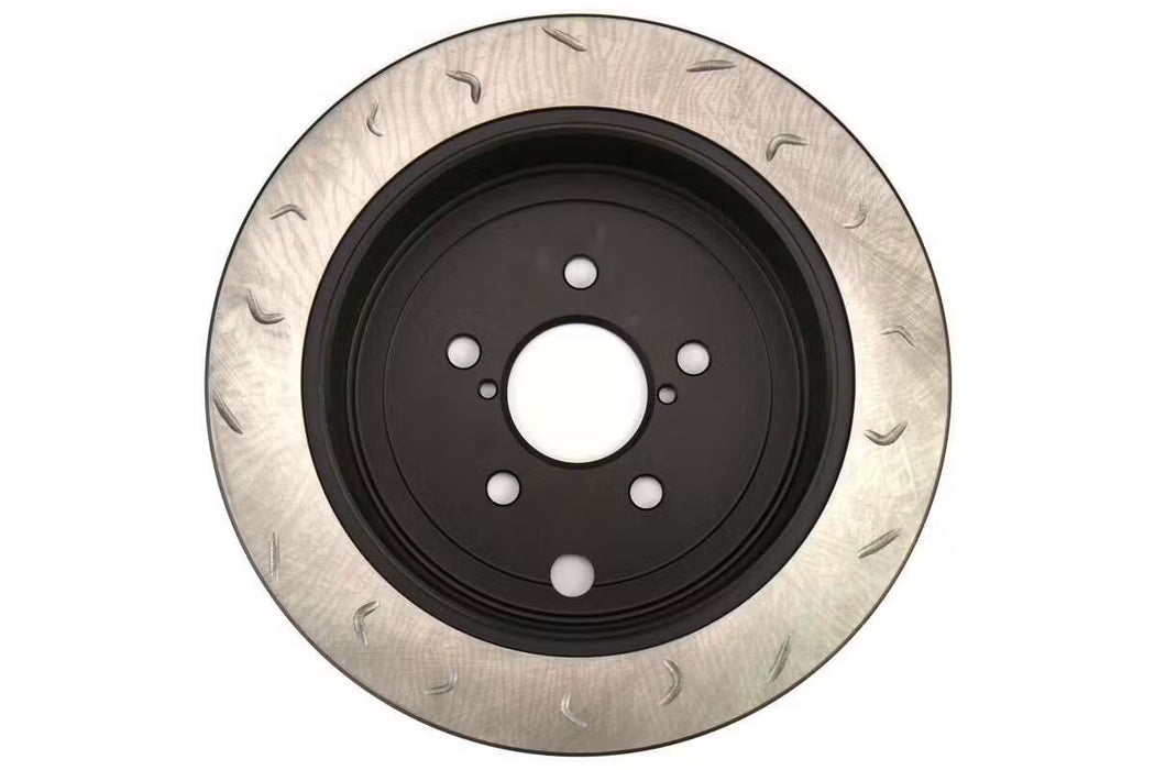 FactionFab Slotted Hook Style Rear Rotor w/ E-Coating 2008-2014 WRX