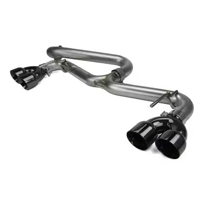 FactionFab Axle Back Exhaust Onyx w/ Black Tip 2011-2014 WRX Hatchback / 2008-2014 STI Hatchback