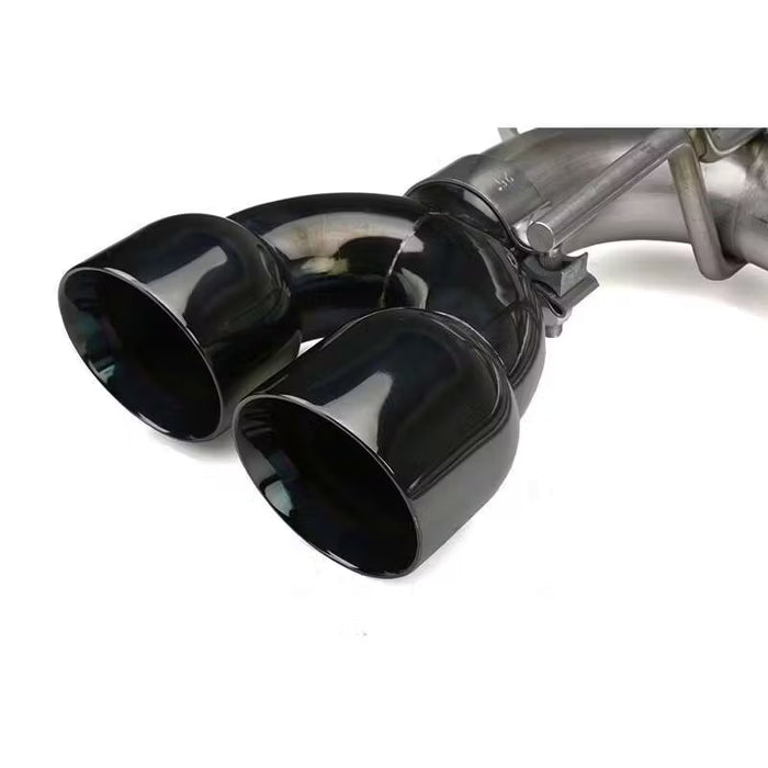FactionFab Axle Back Exhaust Onyx w/ Black Tip 2011-2014 WRX Hatchback / 2008-2014 STI Hatchback