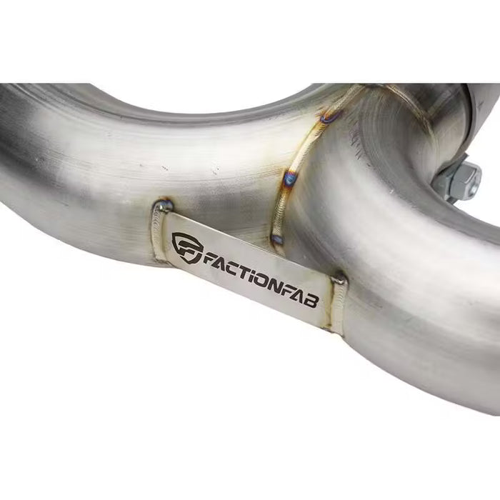 FactionFab Axle Back Exhaust Onyx w/ Black Tip 2011-2014 WRX Hatchback / 2008-2014 STI Hatchback