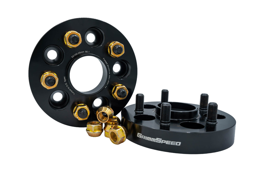 GrimmSpeed Hub-Centric Wheel Spacer Pair 5x100