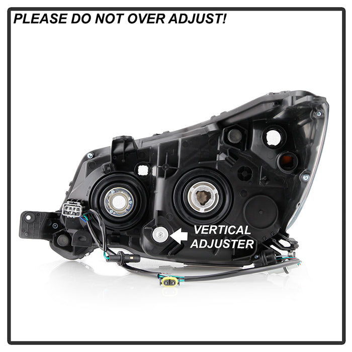 Akkon OE Style Headlights w/ Chrome Base 2014-2016 Forester Halogen Models Only