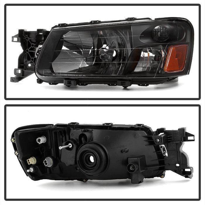 Akkon OE Style Headlights w/ Black Base 2003-2004 Forester