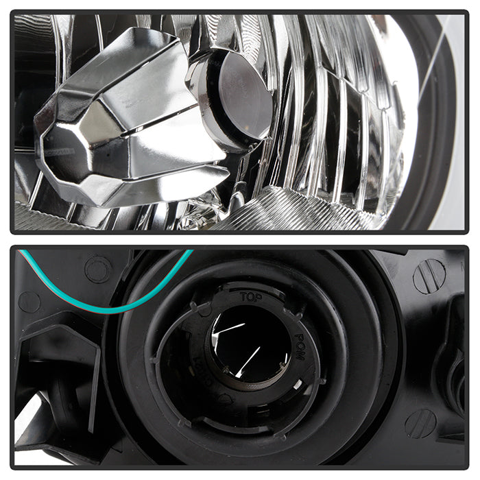 Akkon Headlights w/ Black Base & Light Tube DRL 2002-2003 WRX