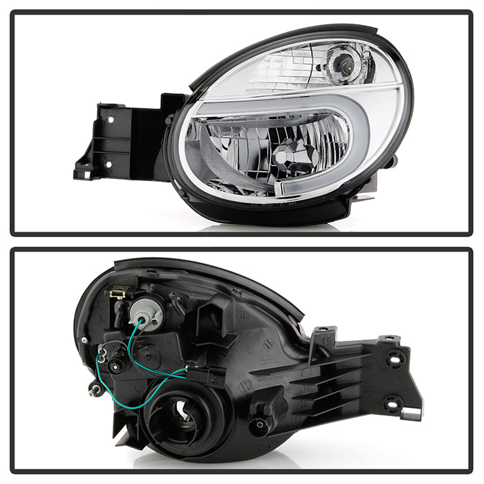 Akkon Headlights w/ Chrome Base & Light Tube DRL 2002-2003 WRX