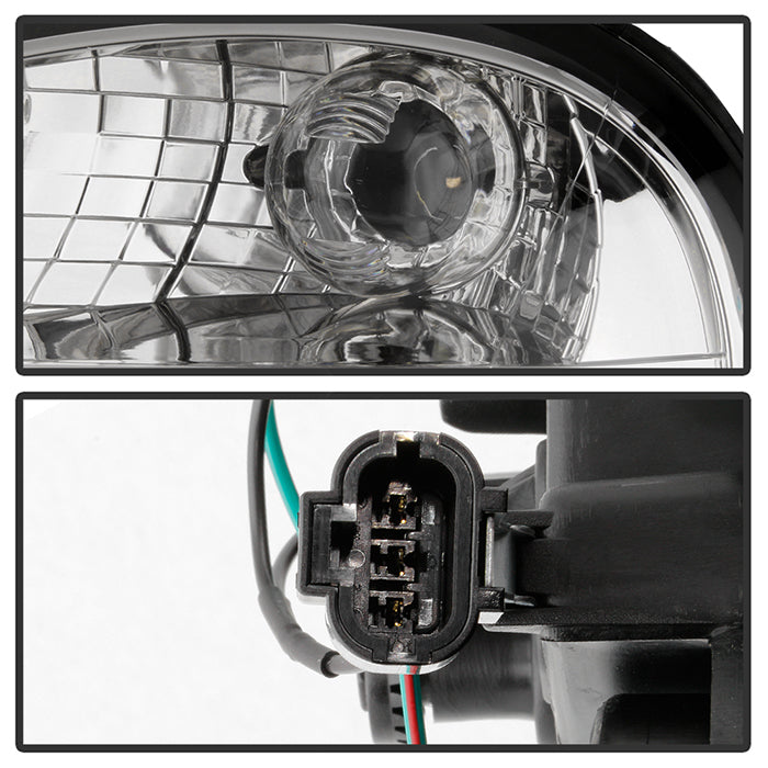 Akkon Headlights w/ Chrome Base & Light Tube DRL 2002-2003 WRX