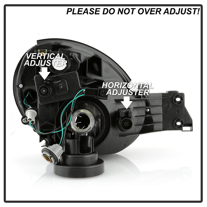 Akkon Headlights w/ Chrome Base & Light Tube DRL 2002-2003 WRX