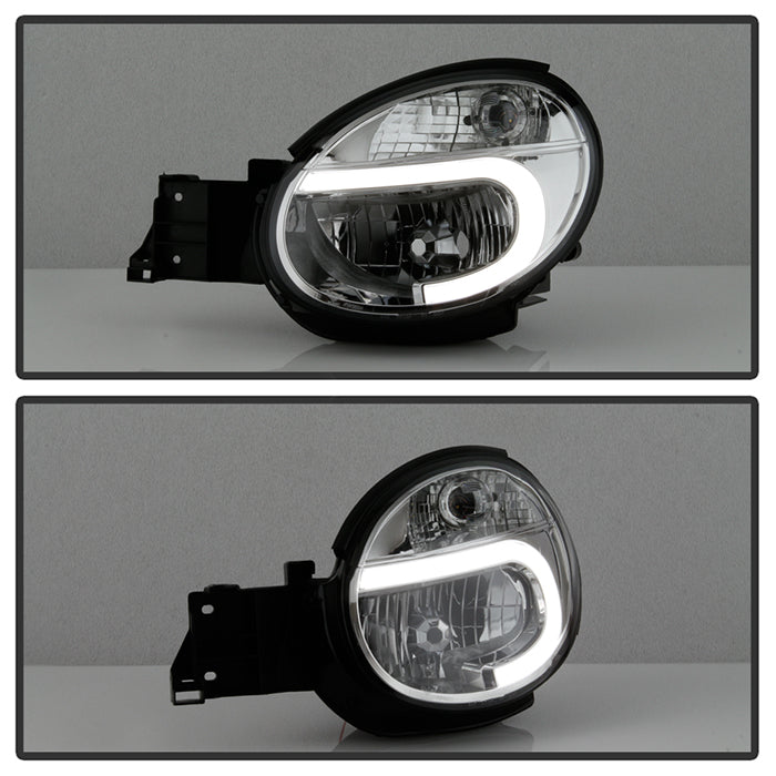 Akkon Headlights w/ Chrome Base & Light Tube DRL 2002-2003 WRX