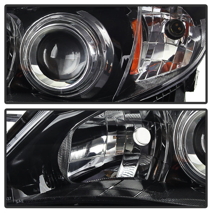 Akkon Headlights w/ Black Base 08-14 WRX / 08-14 STI / 08-11 Outback Sport - Halogen Models Only