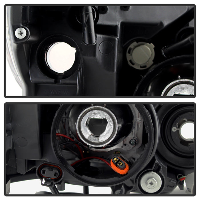 Akkon Headlights w/ Black Base 08-14 WRX / 08-14 STI / 08-11 Outback Sport - Halogen Models Only