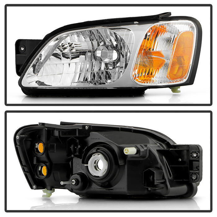 Akkon OE Style Headlights w/ Chrome Base 00-04 Legacy GT / 00-04 Outback / 03-06 Baja w/o Sport Package